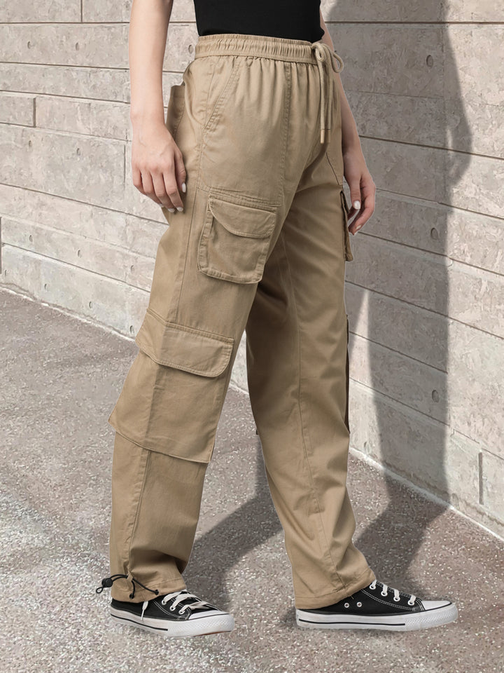 Women Utility Cargo - Khaki