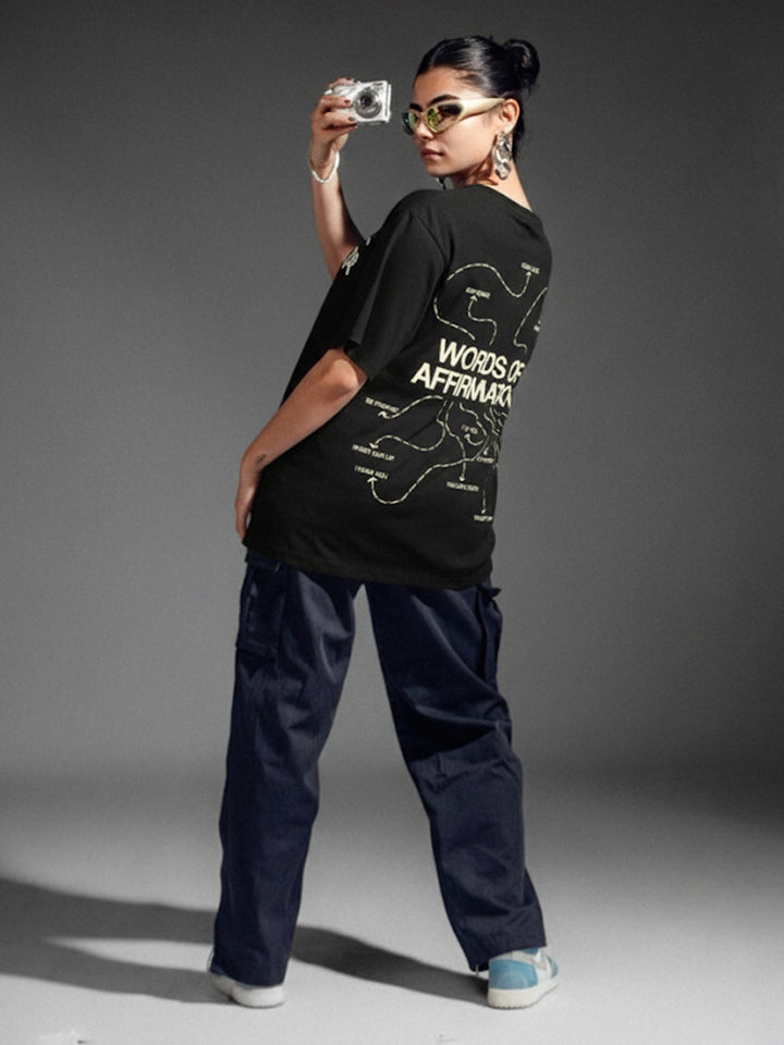 WORDS OF AFFIRMATION Women Premium Oversized Terry T-shirt