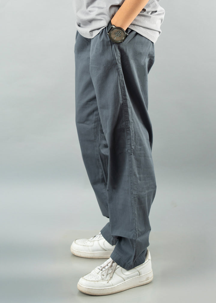 Cotton Pants For Women - Grey