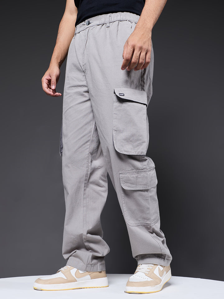 Men Utility Cargo - Ash Grey