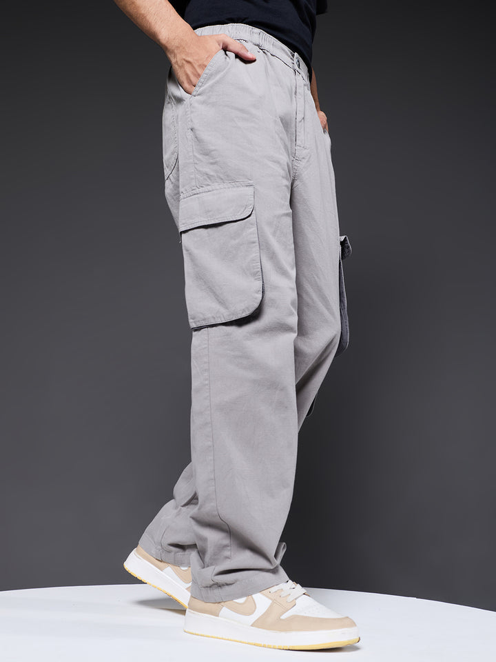 Men Utility Cargo - Ash Grey