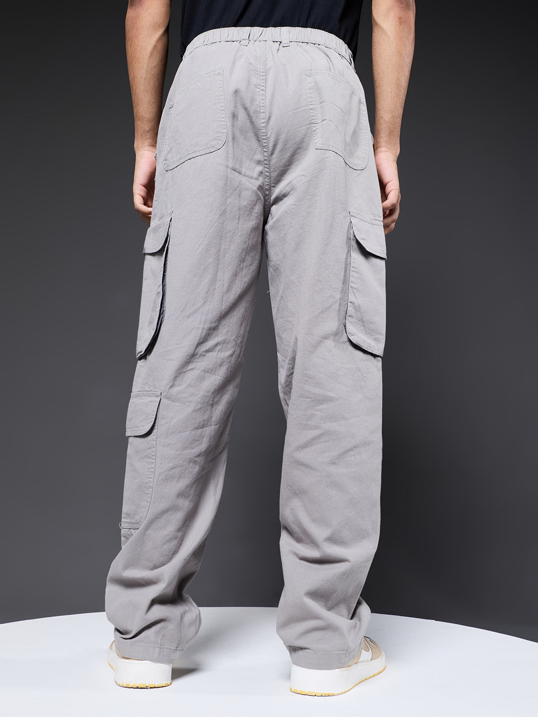 Men Utility Cargo - Ash Grey