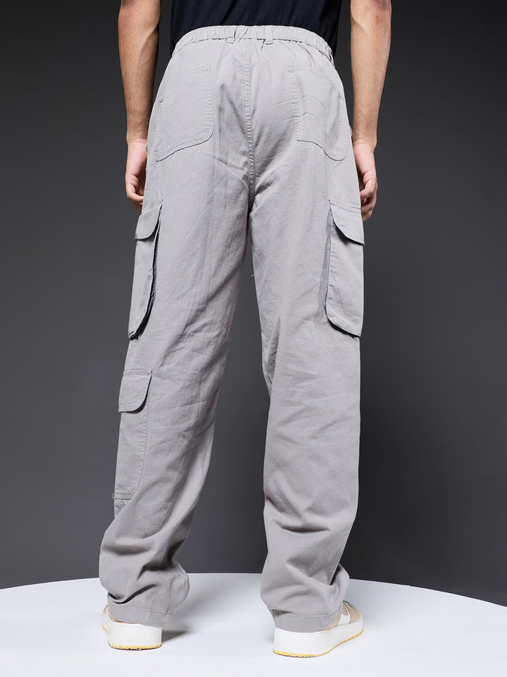 Men Utility Cargo - Ash Grey