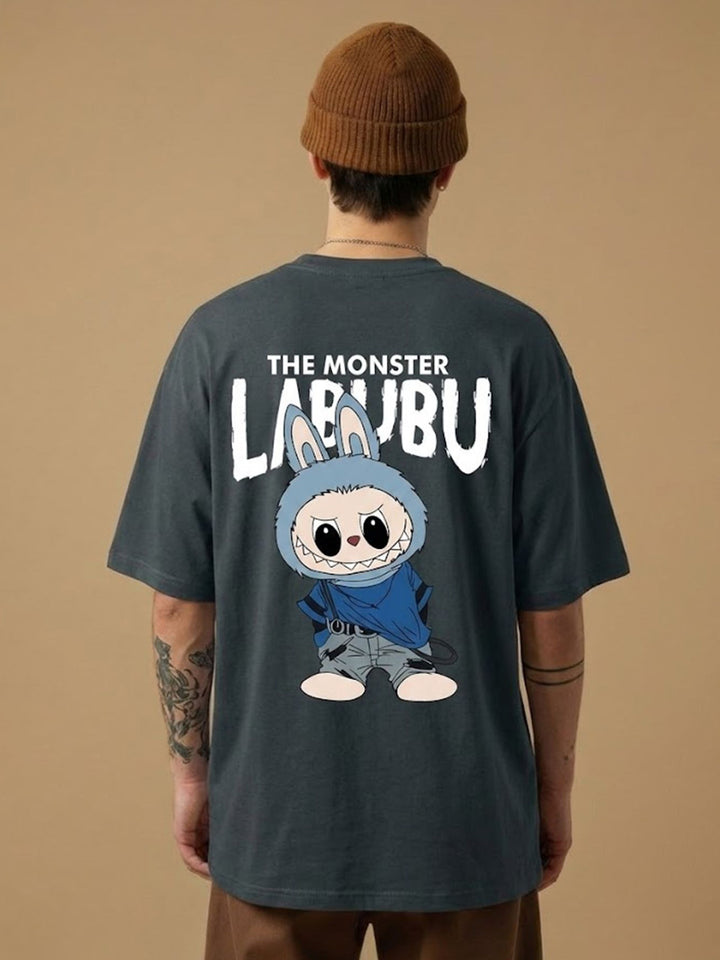 Urban Beast Men Printed Oversized T-Shirt