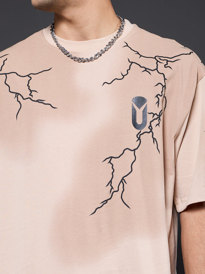 Mandala Roots Men Premium Oversized T-Shirt