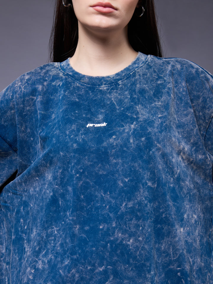 Women Retro Washed Oversized T-Shirt