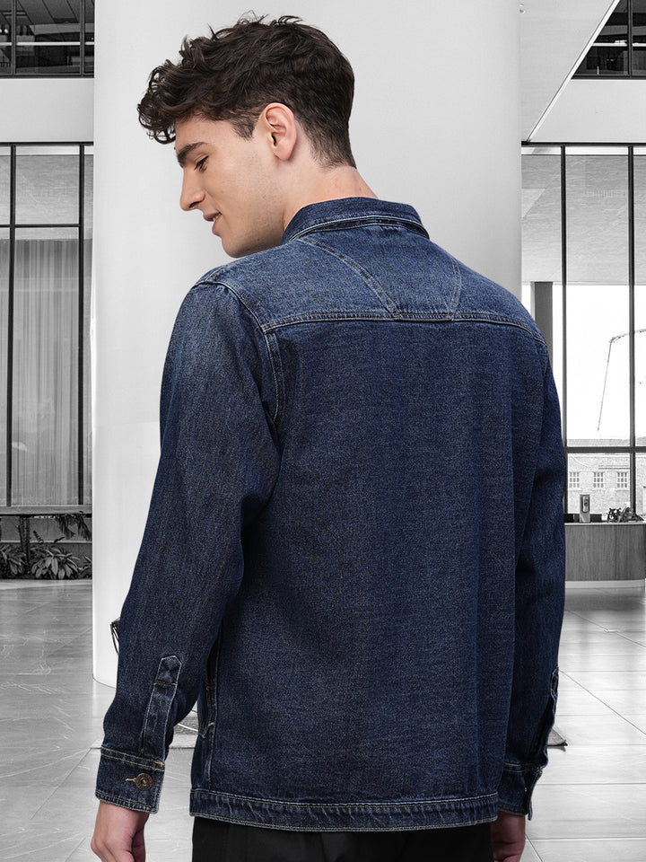 Distress Men jacket - Denim