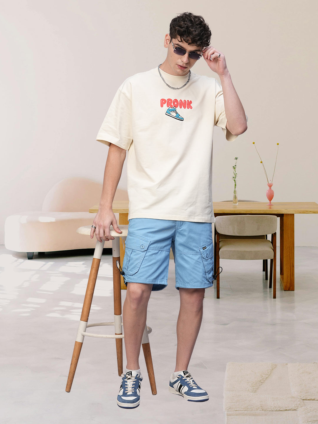 One Life Men Premium Oversized Terry T-shirt