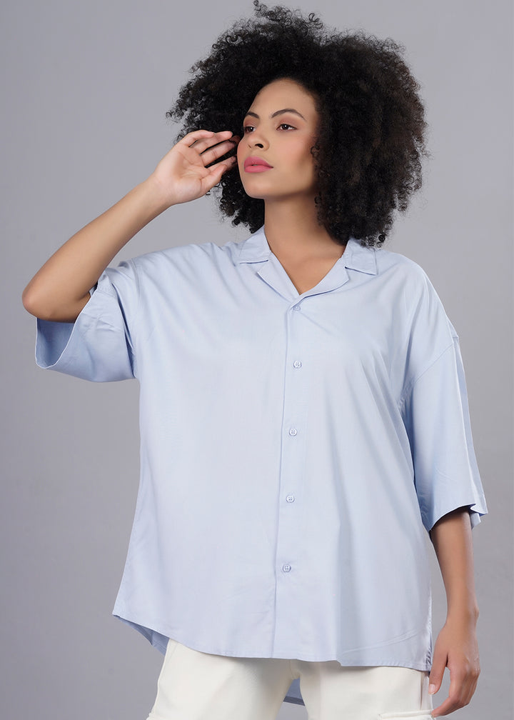 I Have No Time Womens Fluidic Oversized Shirt