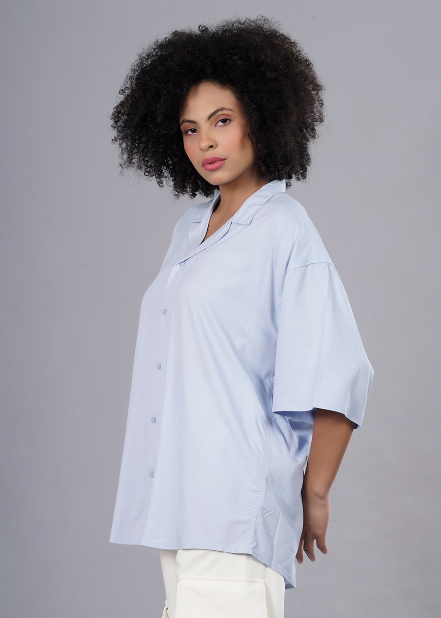 I Have No Time Womens Fluidic Oversized Shirt