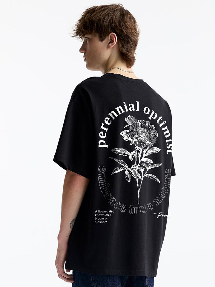 True Nature Men Oversized Printed T-Shirt