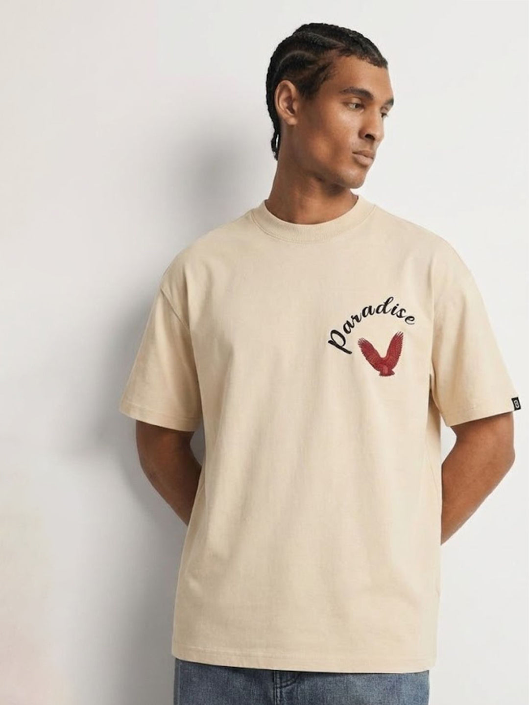 Paradise Men Oversized Printed T-Shirt