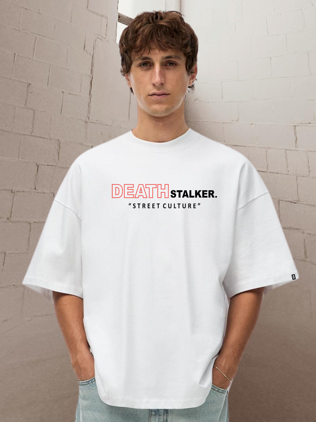 Deathstalker Men Oversized Printed T-Shirt