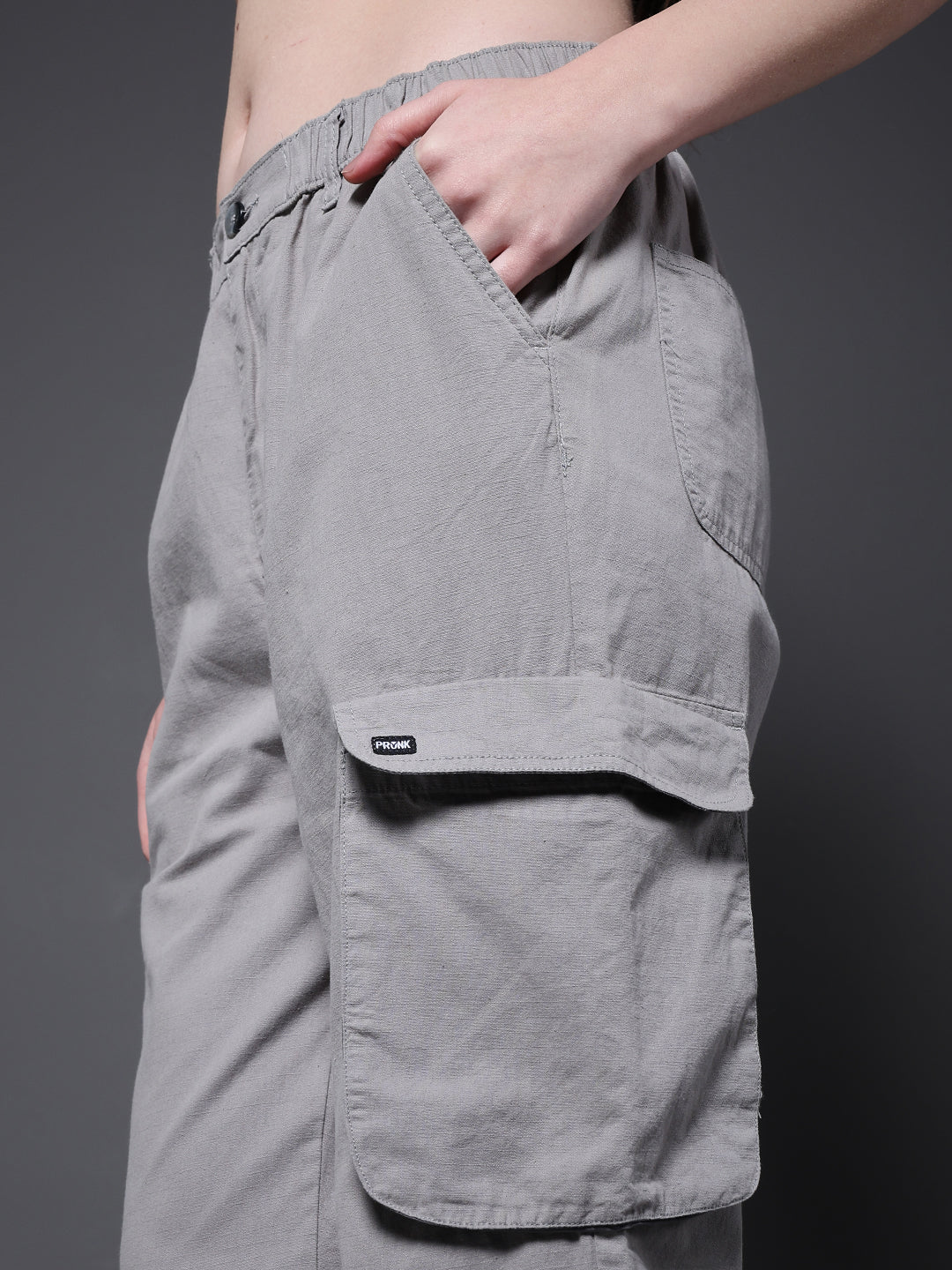 Women Utility Cargo - Ash Grey