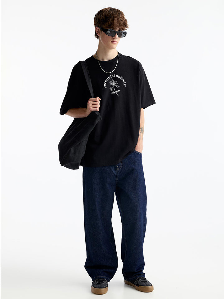 True Nature Men Oversized Printed T-Shirt