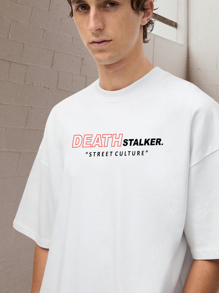 Deathstalker Men Oversized Printed T-Shirt