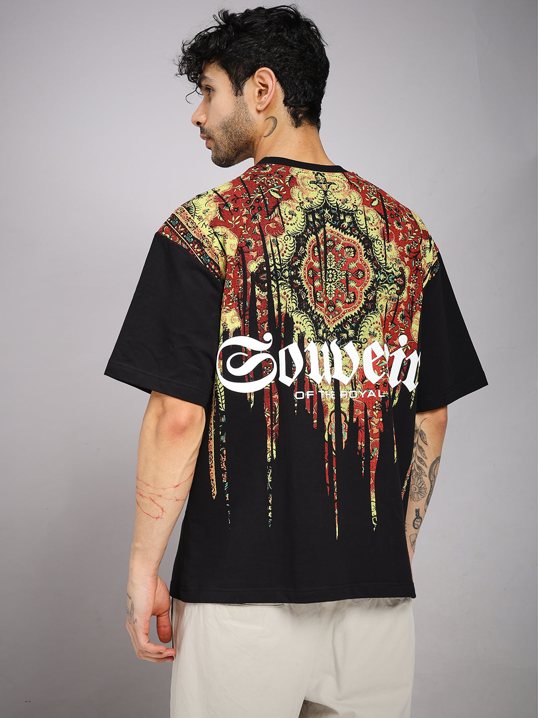 Souvenir Puff Printed Men Oversized Terry T-shirt