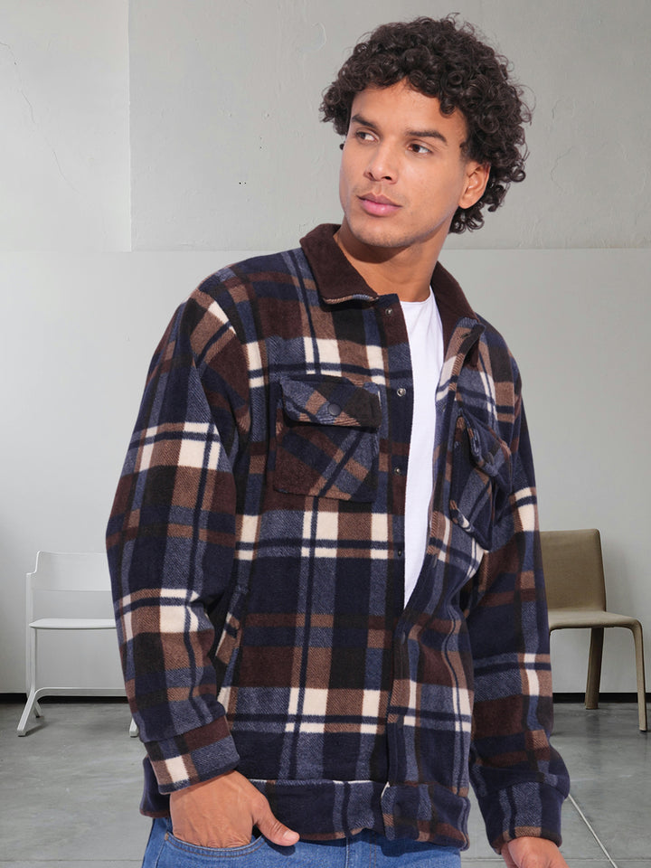 Mens Oversize Polar Fleece Jacket