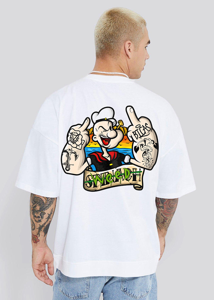 Popeye Men Oversized T-Shirt