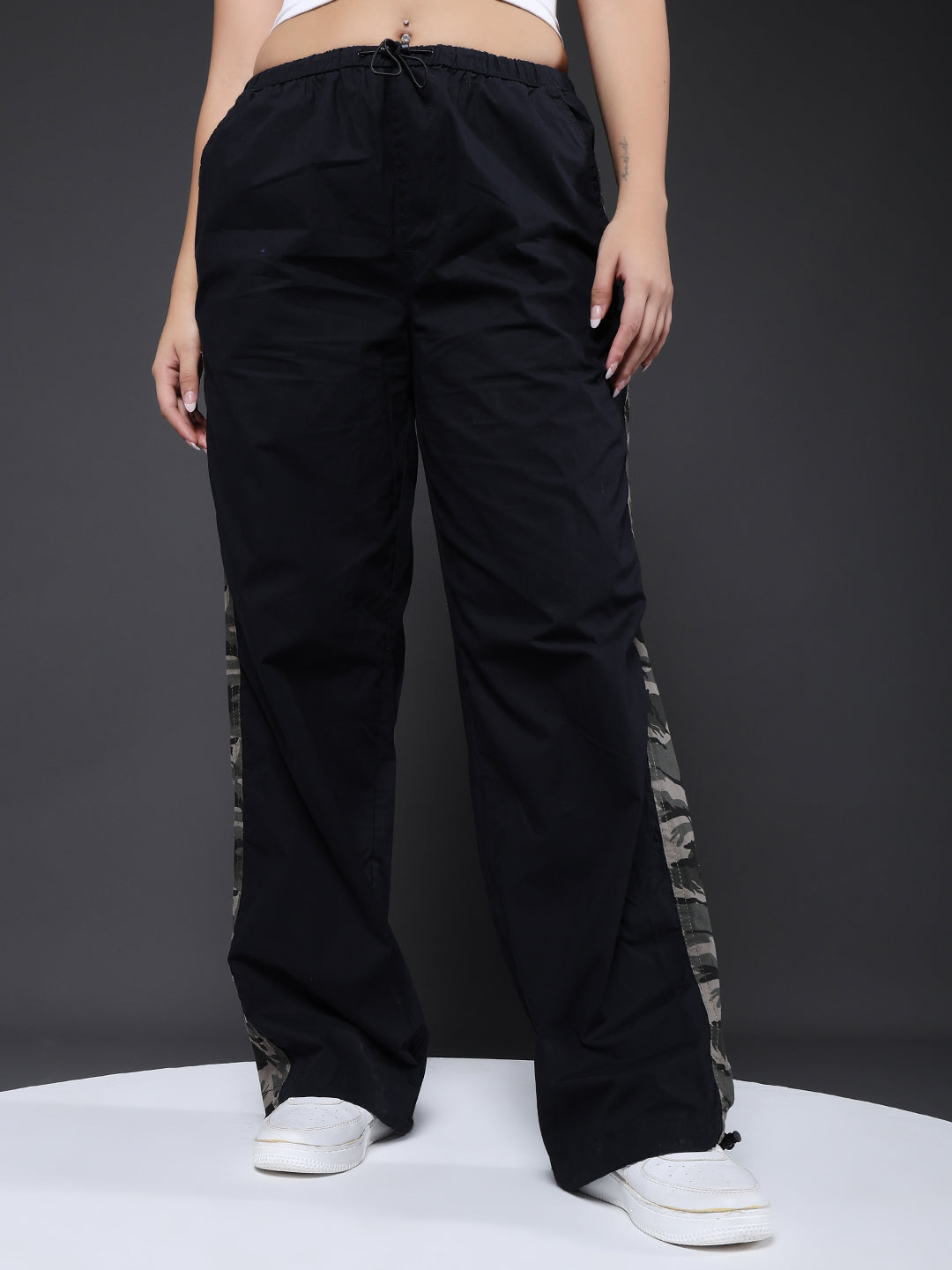 Parachute Pants For Women - Black