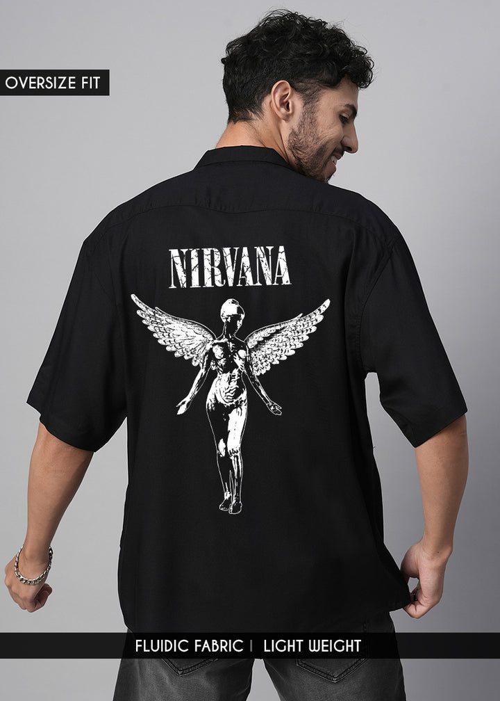 Utero Nirvana Mens Fluidic Oversized Shirt
