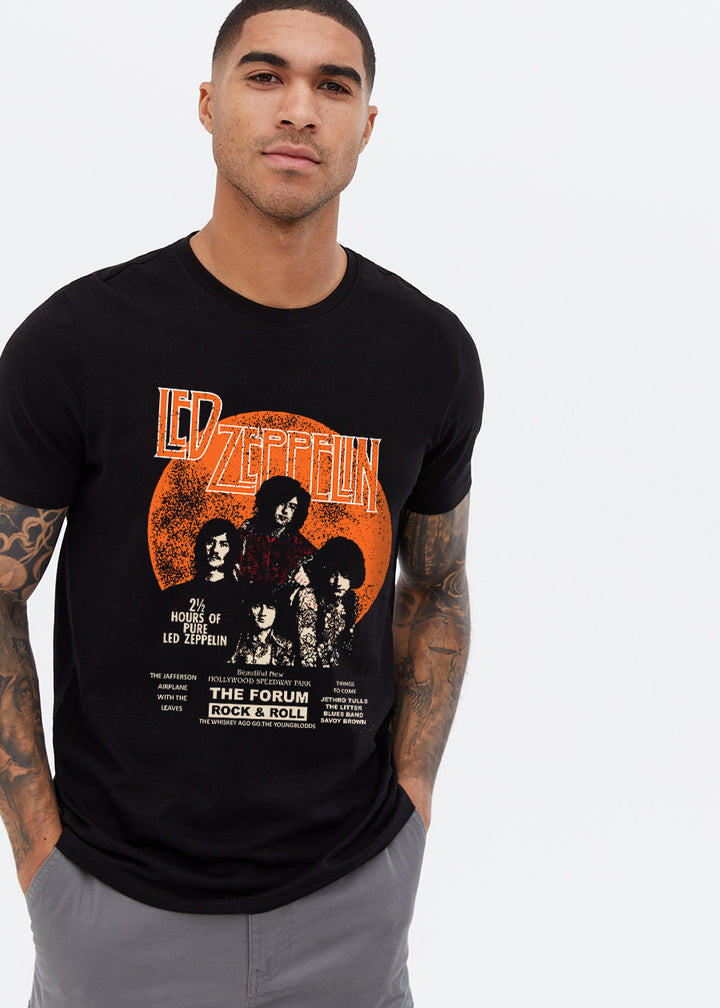 Led Zeppelin Men Half Sleeve T-Shirt