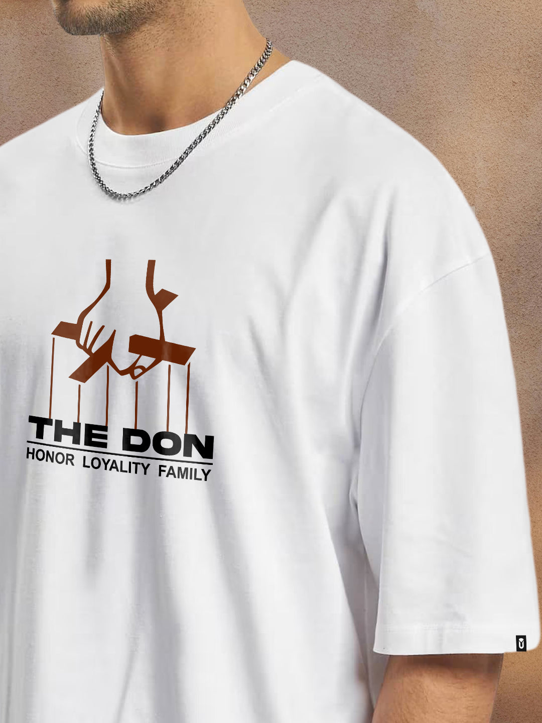 Don Corleone Men Oversized Printed T-Shirt