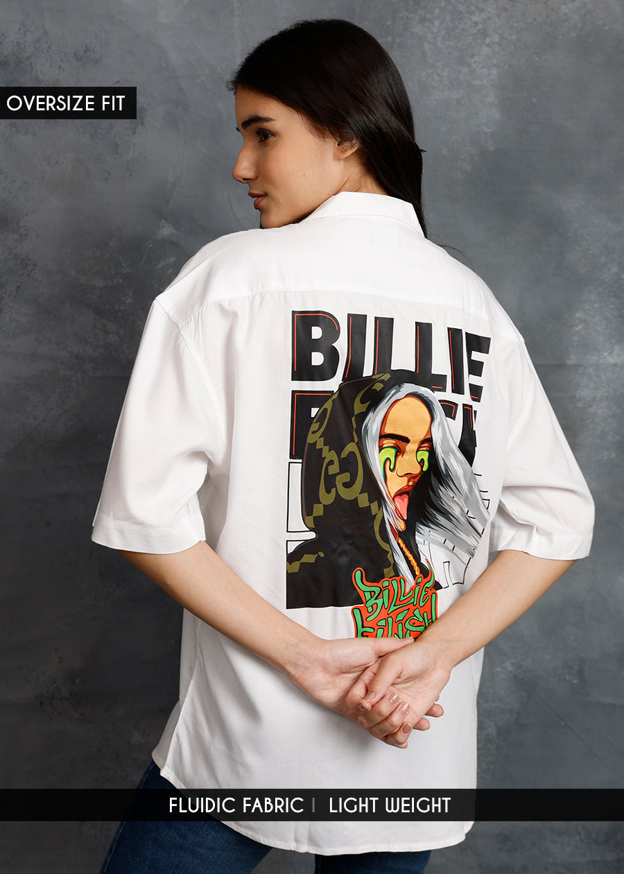 B.E. Womens Fluidic Oversized Shirt