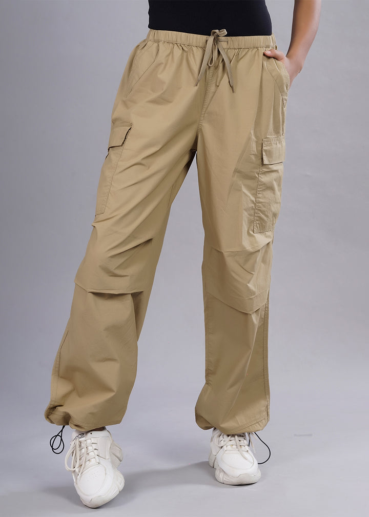 Parachute Pants For Women - Khaki
