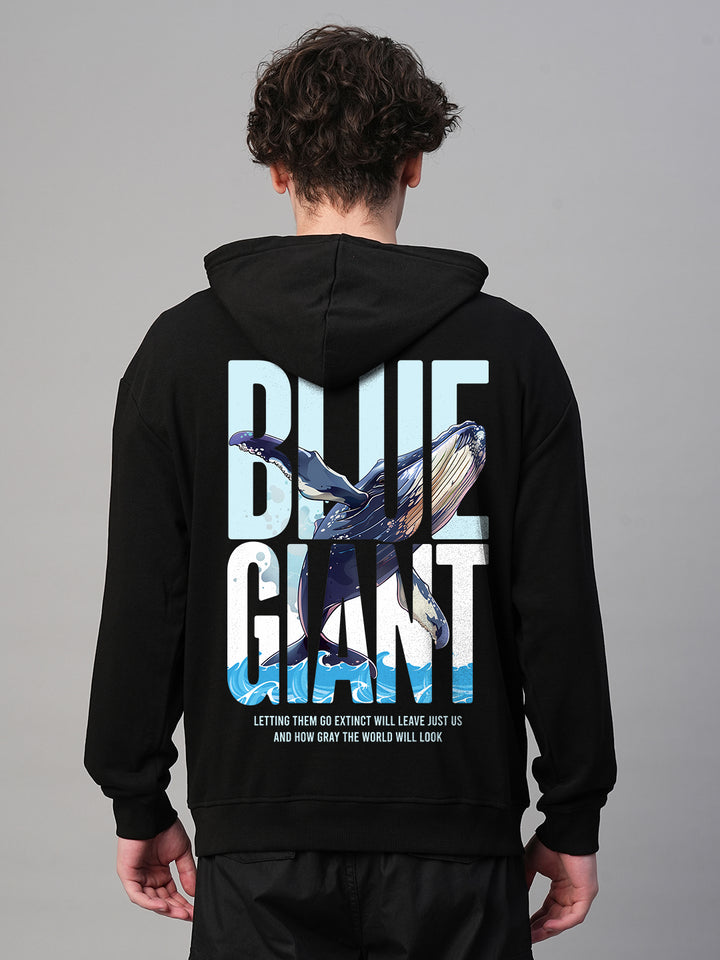 Blue Giant Men Drop Shoulder Premium Terry Hoodie