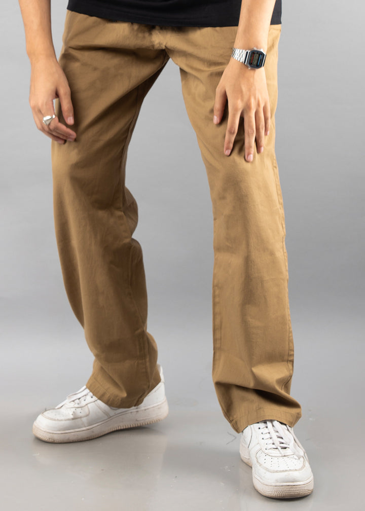 Cotton Pants For Men - Khaki