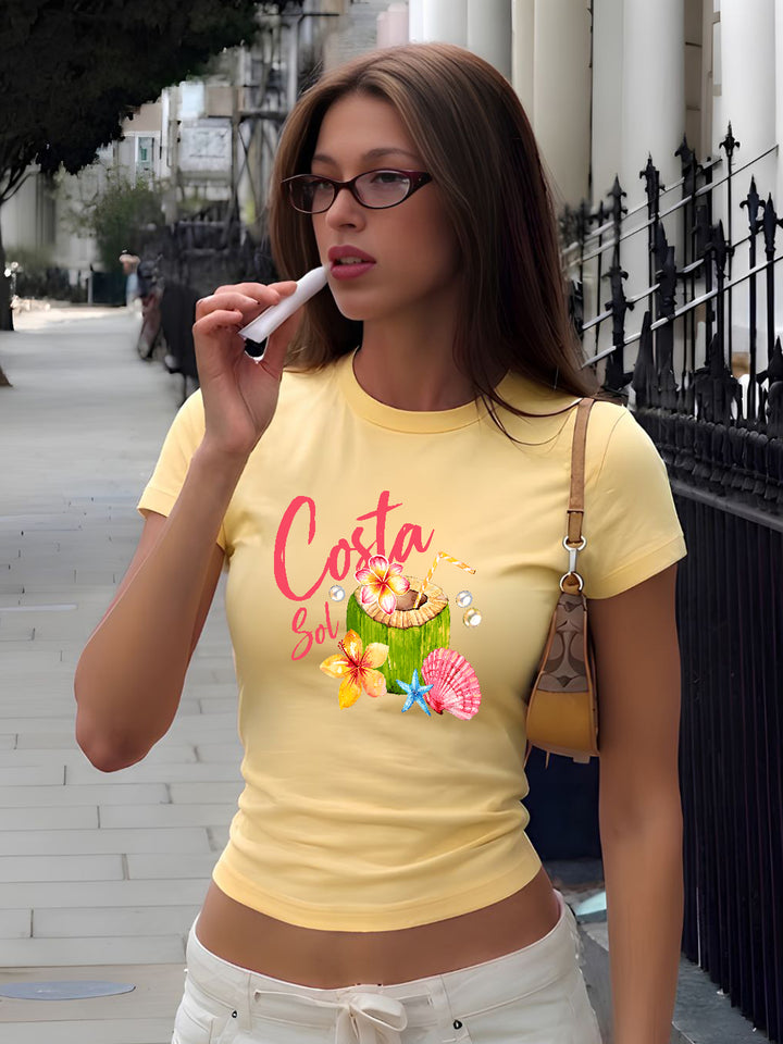 COSTA SOL THE BUTTERCUP TEE TOP
