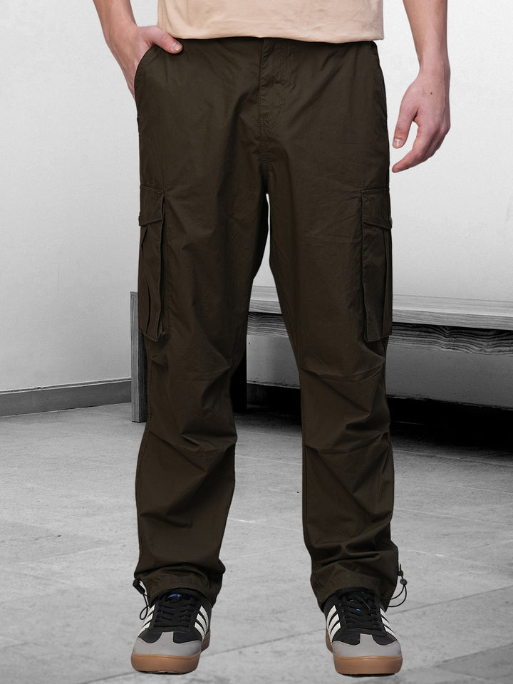 Parachute Pants For Men - Olive Green