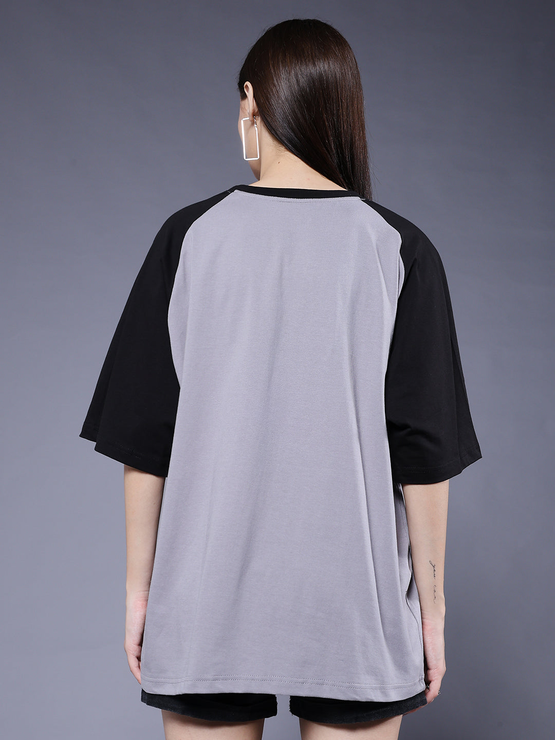 Women Oversized Colorblock T-Shirt