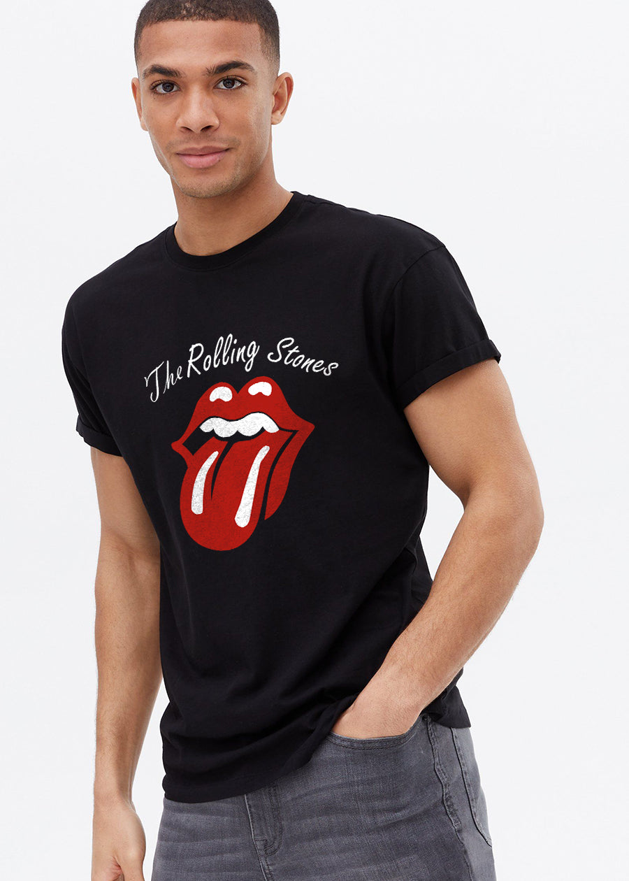 The Rolling Stones Men Half Sleeve T-Shirt