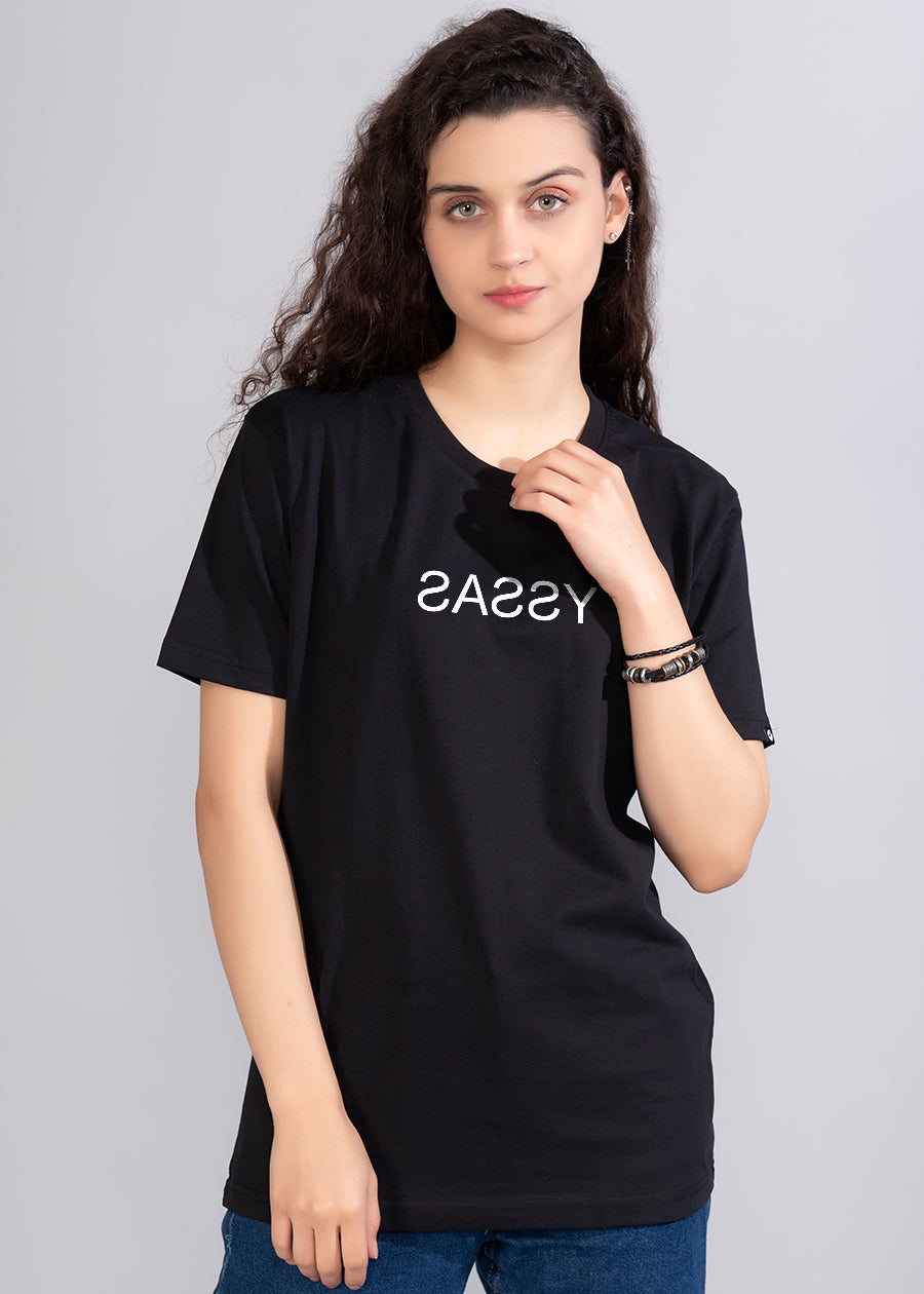 Sassy Girl Women Boyfriend T-Shirt