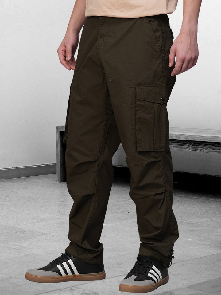 Parachute Pants For Men - Olive Green