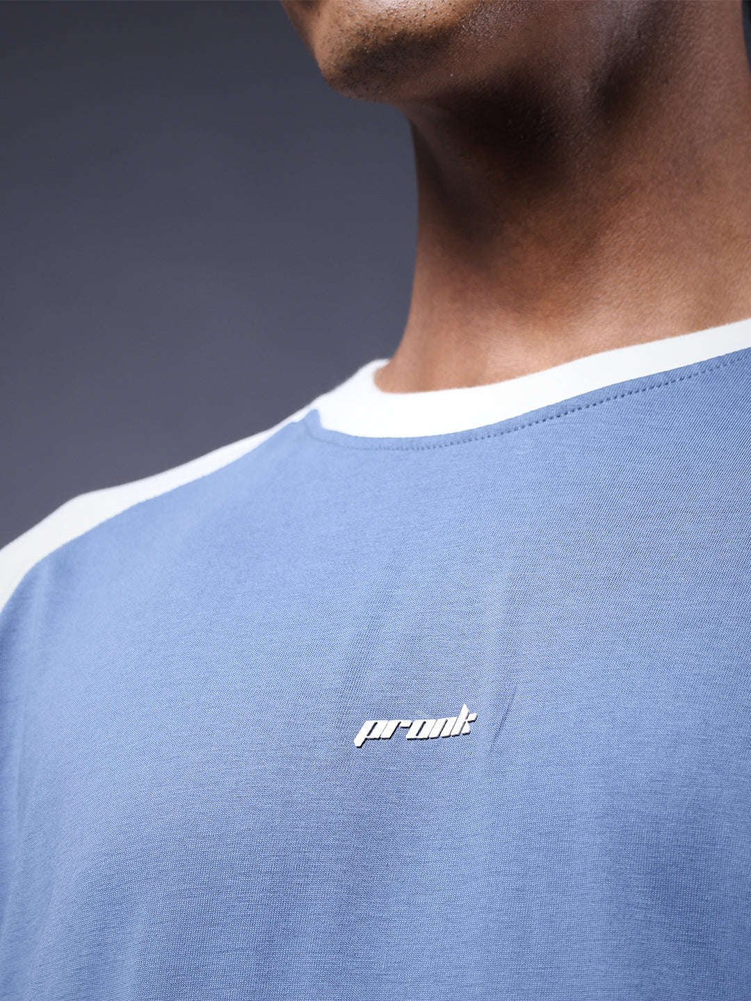 Men Oversized Colorblock T-Shirt