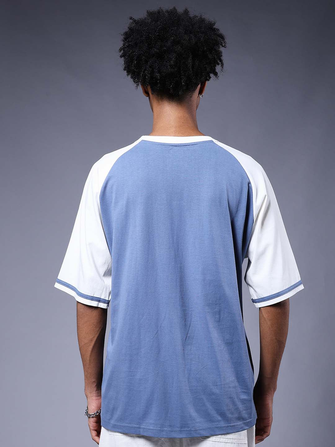 Men Oversized Colorblock T-Shirt