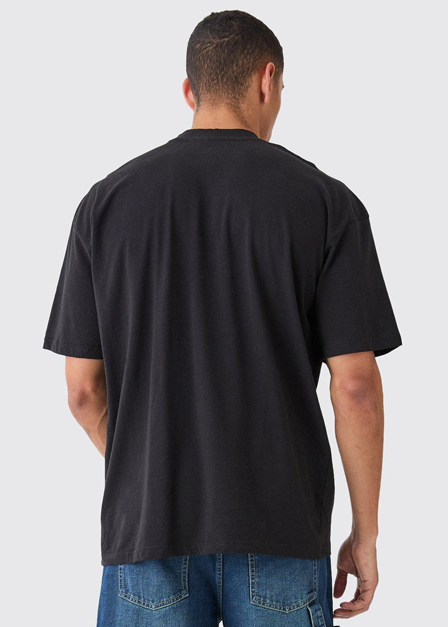 Radical Dude Men Oversized T-Shirt - Black