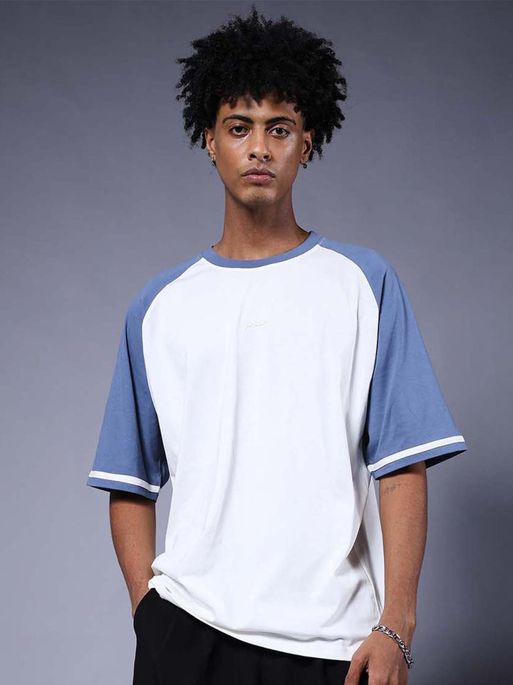 Men Oversized Colorblock T-Shirt