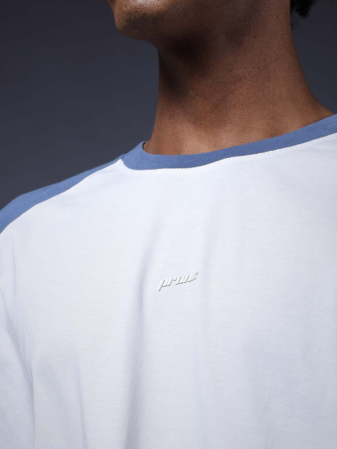 Men Oversized Colorblock T-Shirt
