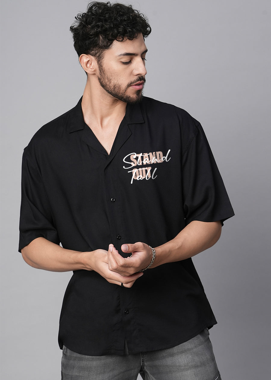 Stand Out Mens Fluidic Oversized Shirt