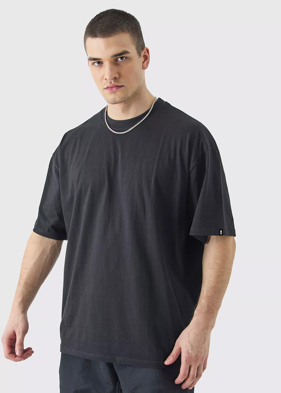 Toxic Men Oversized T-Shirt - Black