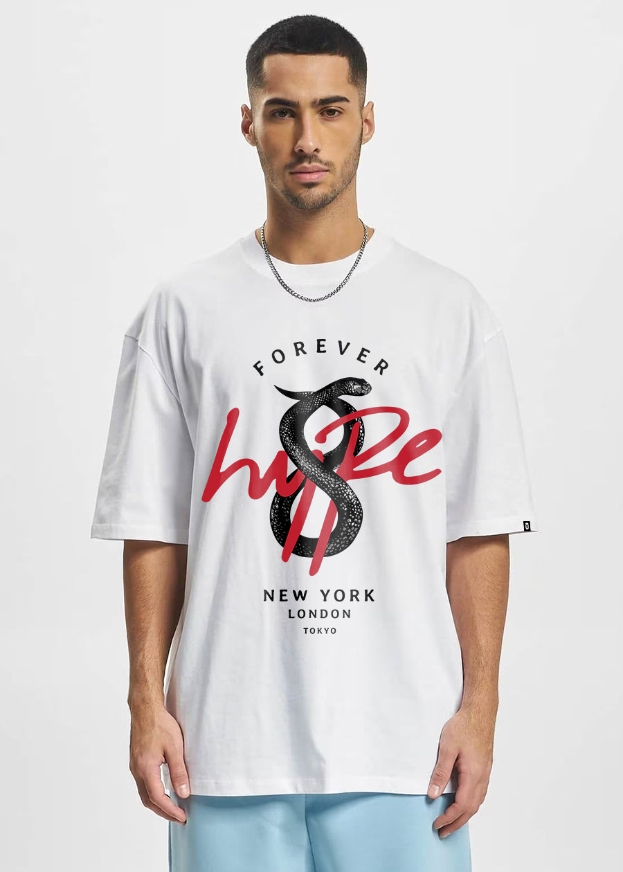 Hype Men Oversized Printed T-Shirt