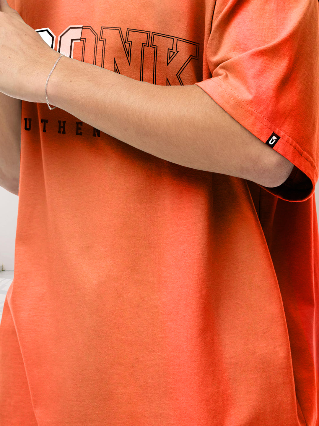 Pronk Authentic Men Oversized T-Shirt - Orange