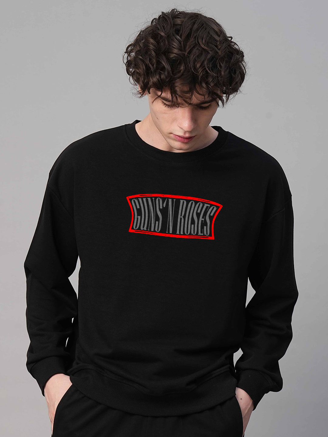 Gunslinger Men Drop Shoulder Premium Terry Sweatshirt