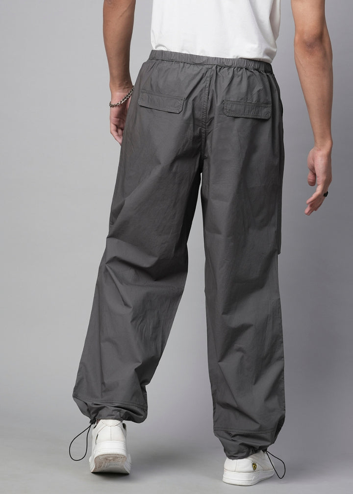 Parachute Pants For Men - Grey