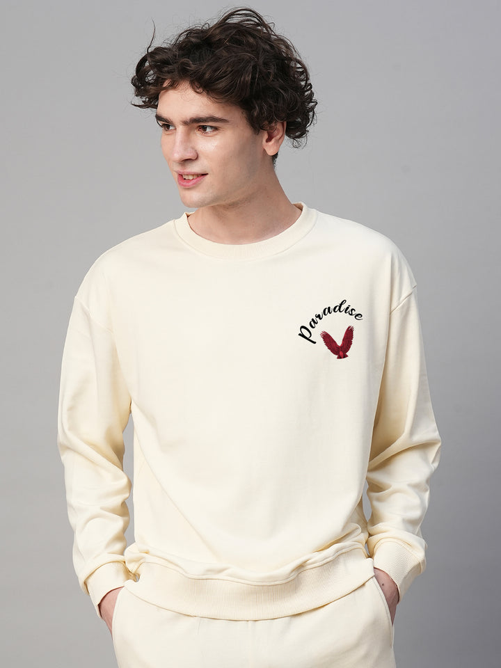 ⁠Paradise Men Drop Shoulder Premium Terry Sweatshirt