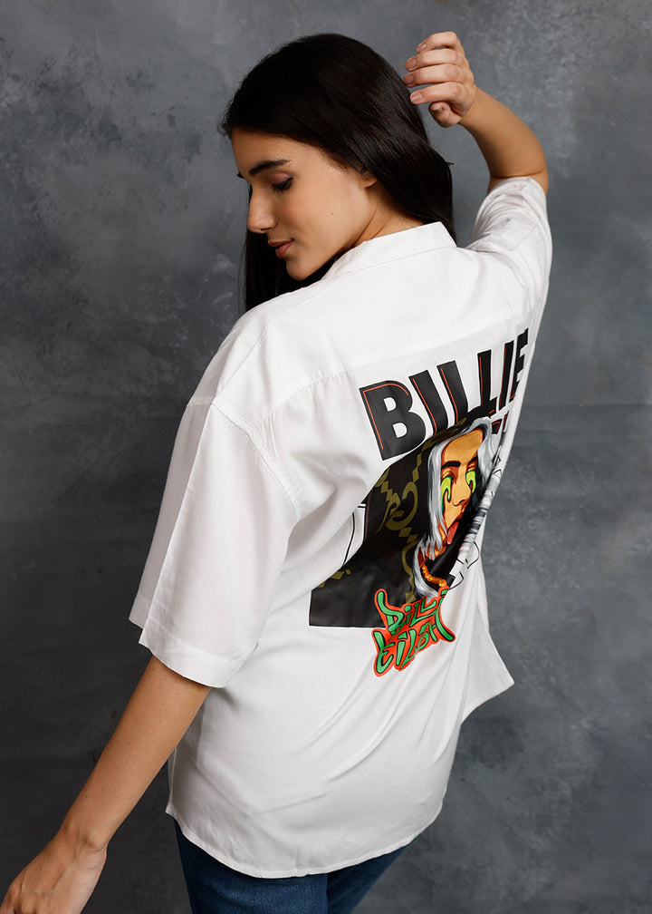 B.E. Womens Fluidic Oversized Shirt